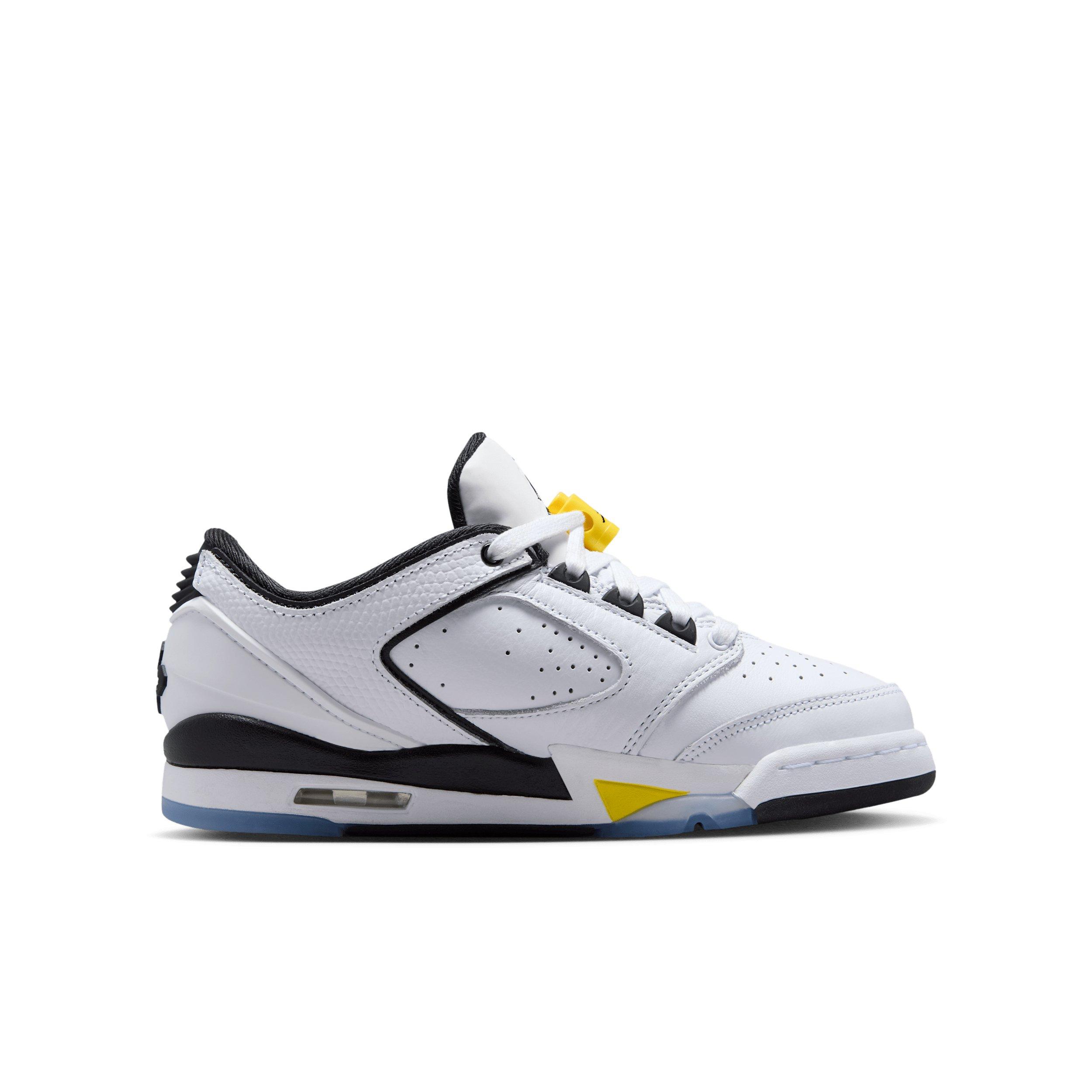 Jordan Sixty Plus Low "White/Tour Yellow/Black" Grade School Boys' Shoe - WHITE/YELLOW/BLACK